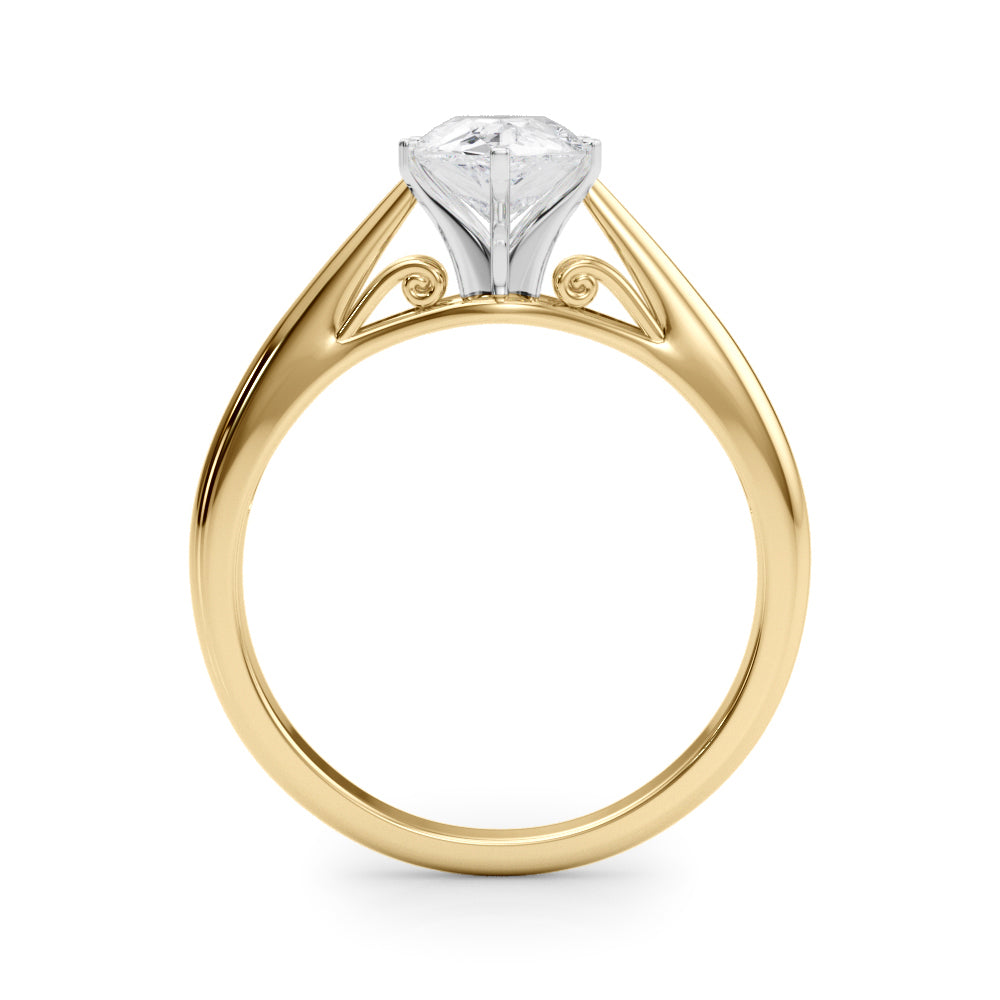Katerina Pear Diamond Solitaire Engagement Ring-VIRABYANI
